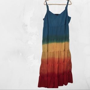 Rainbow Maxi Dress by Jessica Simpson - 3X